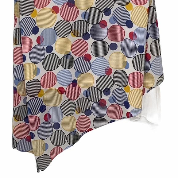 ANNE KLEIN Blouse High low Colorful Layered - Picture 4 of 5